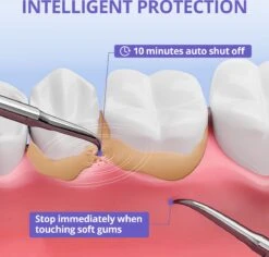 Tandsteen Verwijderaar Détartrant - Détartrant Professionnel - Polissage Des Dents - Élimination De La Plaque électrique - 4 Modes - Avec 4 Têtes De Rechange Et Lumière LED - Vert -Dentaires Appareils Magasin 1200x1146 8
