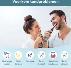 Trebin Sans Fil - Tête Pivotante 360° - Waterpik - Électrique - Rechargeable - Hydropulseur - Irrigateur Oral - 4 Positions - 3 Attachements - Réservoir 260 Ml - Zwart -Dentaires Appareils Magasin 1200x1147 3