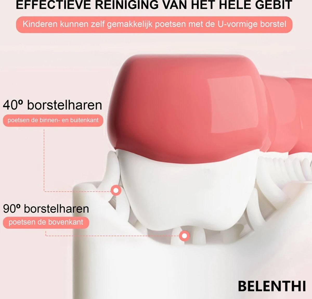 Brosse à Dents Enfant- Brosse à Dents En Forme De U Enfant- 2 à 6 Ans- Silicone Souple- Brosse à Dents Bébé Brosse à Dents Bébé Et Bambin - Forme U - 360 Degrés 2 Brosse à Dents Enfant- Brosse à Dents En Forme De U Enfant- 2 à 6 Ans- Silicone Souple- Brosse à Dents Bébé Brosse à Dents Bébé Et Bambin - Forme U - 360 Degrés – Image 2