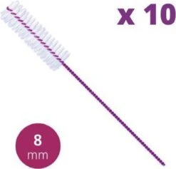 Brossettes Ragers Lactona - Large 8mm - Violet - Sachet De 2 Poignées X 5 Pièces - Pack économique