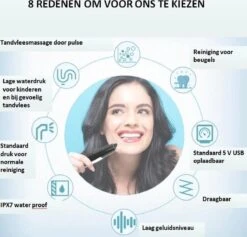 Hydropulseur Vital MR Rechargeable USB Waterpik Puissant - Sans Fil - Sans Danger Pour La Douche - Wit- 4 Accessoires - Nettoyage / Massage / Bretelles / Poches à Gencives -Dentaires Appareils Magasin 1200x1150 6