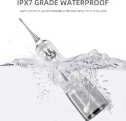 Zacro Water Flosser - Portable - Machines à Soie Dentaire Rechargeables - Irrigateur Oral électrique Professionnel - Dents Propres Et Gencives Saines - Pour La Maison, Les Voyages Et Le Office -Dentaires Appareils Magasin 1200x1158 3