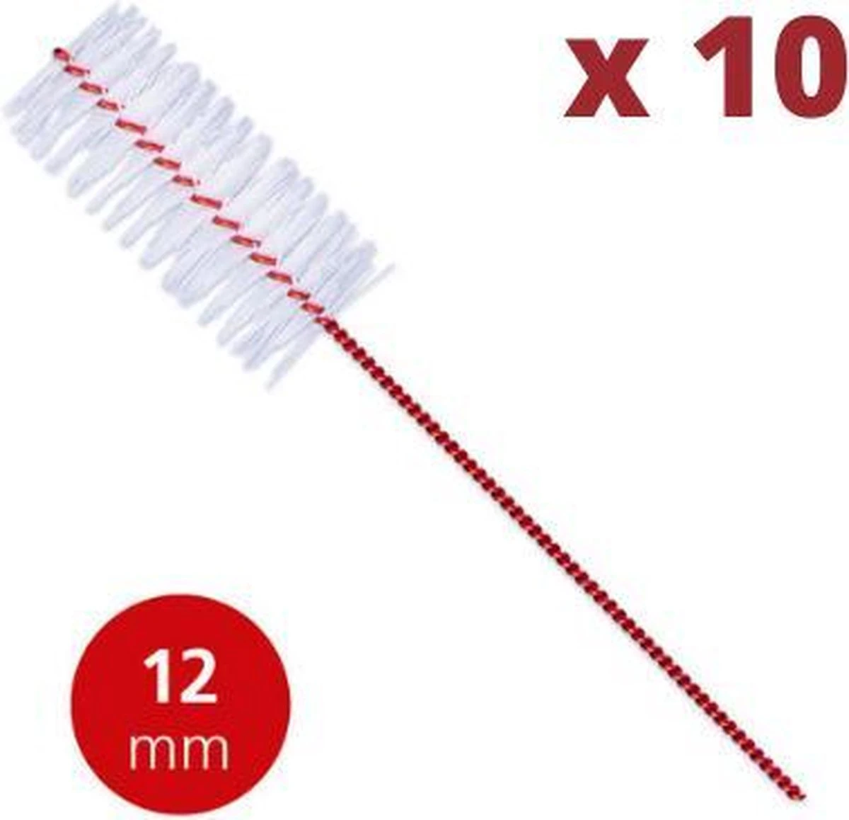 Brossettes Ragers Lactona - XX-Large 12mm - Rouge Foncé - Sachet De 2 Poignées X 5 Pièces - Forfait Avantage 1 Brossettes Ragers Lactona - XX-Large 12mm - Rouge Foncé - Sachet De 2 Poignées X 5 Pièces - Forfait Avantage