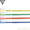 100 Brosses à Dents Jetables Avec Tandpasta (emballées Individuellement) - Brosse à Dents Jetable - Hygiène Bucco-dentaire - Brosse à Dents De Voyage - Brosse à Dents Avec Tandpasta - Facile à Emporter