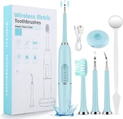 Brosse à Dents électrique Pro-Care Sonic . 4 Modes De Nettoyage, Rappel Intelligent, Moteur Maglev, Corps Entier Waterproof, Chargement Sans Fil