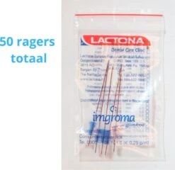 Lactona EasyDent Type B 3,1 - 8mm - Brosses - 10 Pochettes X 5 Pièces - Avec Ragers De Protection Gratuit - Pack Avantage