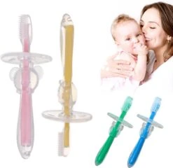 Enfants Brosse À Dents De Formation En Siliconen Souple Bébé Brosse À Dents Outil Bébé Enfants Brosse À Dents - Jaune -Dentaires Appareils Magasin 1200x1167 1