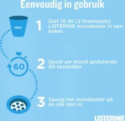 Listerine® Advanced White Goût Doux, Rince-bouche, élimine La Décoloration Sévère Pour Des Dents Plus Blanches En Seulement 1 Semaine, 500 Ml- Lot De 3 -Dentaires Appareils Magasin 1200x1168 5