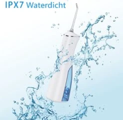 EWT Hydropulseur - Irrigateur Oral - 180ML - 3 Modes - 4 Modes De Nettoyage - Rechargeable Par USB - Étanche - Avec Brosse à Langue -Dentaires Appareils Magasin 1200x1168 6