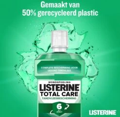 Listerine® Total Care Protection Gencives : Rince-bouche Pour Une Protection Complète De La Santé Des Gencives Avec Effet 6-en-1, à Base D’huiles Essentielles, De Fluor Et De Zinc, 500 Ml - Lot De 3 -Dentaires Appareils Magasin 1200x1171 3