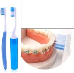 Set Orthodontique 8 Pièces - Brosse à Dents, Brosse Interdentaire, Fil Dentaire, Miroir, Sablier, Brosse à Dents Pliable - Blauw 15 Set Orthodontique 8 Pièces - Brosse à Dents, Brosse Interdentaire, Fil Dentaire, Miroir, Sablier, Brosse à Dents Pliable - Blauw -Dentaires Appareils Magasin 1200x1179 1
