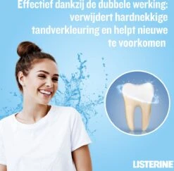 Listerine® Advanced White Goût Doux, Rince-bouche, élimine La Décoloration Sévère Pour Des Dents Plus Blanches En Seulement 1 Semaine, 500 Ml- Lot De 3 -Dentaires Appareils Magasin 1200x1180 1