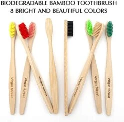 Ecorganic.nl - Soins Personnels - Dents - Brosse à Dents En Bamboe , Brosses à Dents En Bois Biodégradables En 8 Couleurs, Sans BPA, Brosse à Dents écologique Sans Plastique 9 Ecorganic.nl - Soins Personnels - Dents - Brosse à Dents En Bamboe , Brosses à Dents En Bois Biodégradables En 8 Couleurs, Sans BPA, Brosse à Dents écologique Sans Plastique -Dentaires Appareils Magasin 1200x1181 1