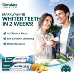 Himalaya Herbals Sparkling White - Dentifrice Aux Herbes - Dentifrice Aux Herbes - Végétarien - Dents Saines Et Witte - Dentifrice Sans Fluorure Ni Parabènes - 75 Ml 11 Himalaya Herbals Sparkling White - Dentifrice Aux Herbes - Dentifrice Aux Herbes - Végétarien - Dents Saines Et Witte - Dentifrice Sans Fluorure Ni Parabènes - 75 Ml -Dentaires Appareils Magasin 1200x1187