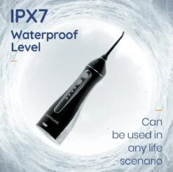 Mornwell F18 - Hydropulseur Portable - Hydropulseurs - Irrigateur Oral - Irrigateur Machines à Soie Dentaire Électrique - IPX7 Étanche - -Dentaires Appareils Magasin 1200x1191