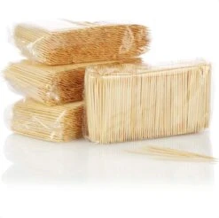 4000x Cure-dents En Bois De Bambou - Cure-dents Pour Un Usage Quotidien - Cure-dents - Cure-dents En Bois