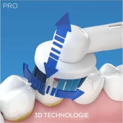 Oral B Oral-B PRO 2 2000 CrossAction Adulte Brosse à Dents Rotative Oscillante Rose, Blanc -Dentaires Appareils Magasin 1200x1197 1