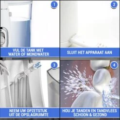 Hydropulseur Mvolo - Nettoyant Pour La Bouche Et Les Gencives - Hydropulseur - Hydropulseur électrique - Incl. 4 Accessoires – 10 Positions -Dentaires Appareils Magasin 1200x1199 6