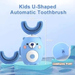 Brosse à Dents électrique Belenthi Enfants - Brosse à Dents En Forme De U Enfant - Ours Bleu Brosse à Dents électrique Enfant - 4 Accessoires Inclus - -Dentaires Appareils Magasin 1200x1200 124