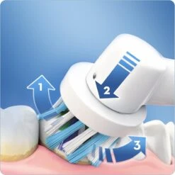 Oral B Oral-B PRO 750 CrossAction Adulte Brosse à Dents Rotative Oscillante Rose, Blanc -Dentaires Appareils Magasin 1200x1200 132