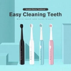 DrPhone Sonic Pro - Brosse à Dents électrique Avec 5 Réglages - Automatique - 15 Jours D'utilisation - Etanche - Rechargeable - Wit -Dentaires Appareils Magasin 1200x1200 147