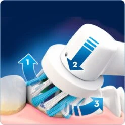 Oral B Oral-B PRO 80284515 Brosse à Dents électrique Adulte Brosse à Dents Rotative Oscillante Bleu -Dentaires Appareils Magasin 1200x1200 159