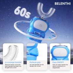 Brosse à Dents électrique Belenthi Enfants - Brosse à Dents En Forme De U Enfant - Brosse à Dents électrique Astronaute Enfant - Avec 4 Accessoires - -Dentaires Appareils Magasin 1200x1200 16