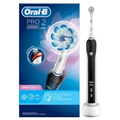 Oral B Oral-B PRO 2 2000S Sensi Ultrathin Adulte Brosse à Dents Rotative Oscillante Noir, Blanc -Dentaires Appareils Magasin 1200x1200 17