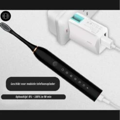 Brosse à Dents électrique Angry - Brosse à Dents électrique - Brosse à Dents - Zwart -Dentaires Appareils Magasin 1200x1200 175