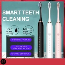 Brosse à Dents électrique Angry - Brosse à Dents électrique - Brosse à Dents - Zwart -Dentaires Appareils Magasin 1200x1200 176