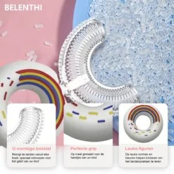 Brosses à Dents Manuelles Brosse à Dents Enfant - Brosses à Dents Manuelles Pour Enfants - 2 à 12 Ans - Brosse à Dents En Forme De U Pour Un Nettoyage Facile De L'ensemble Des Dents -Dentaires Appareils Magasin 1200x1200 317