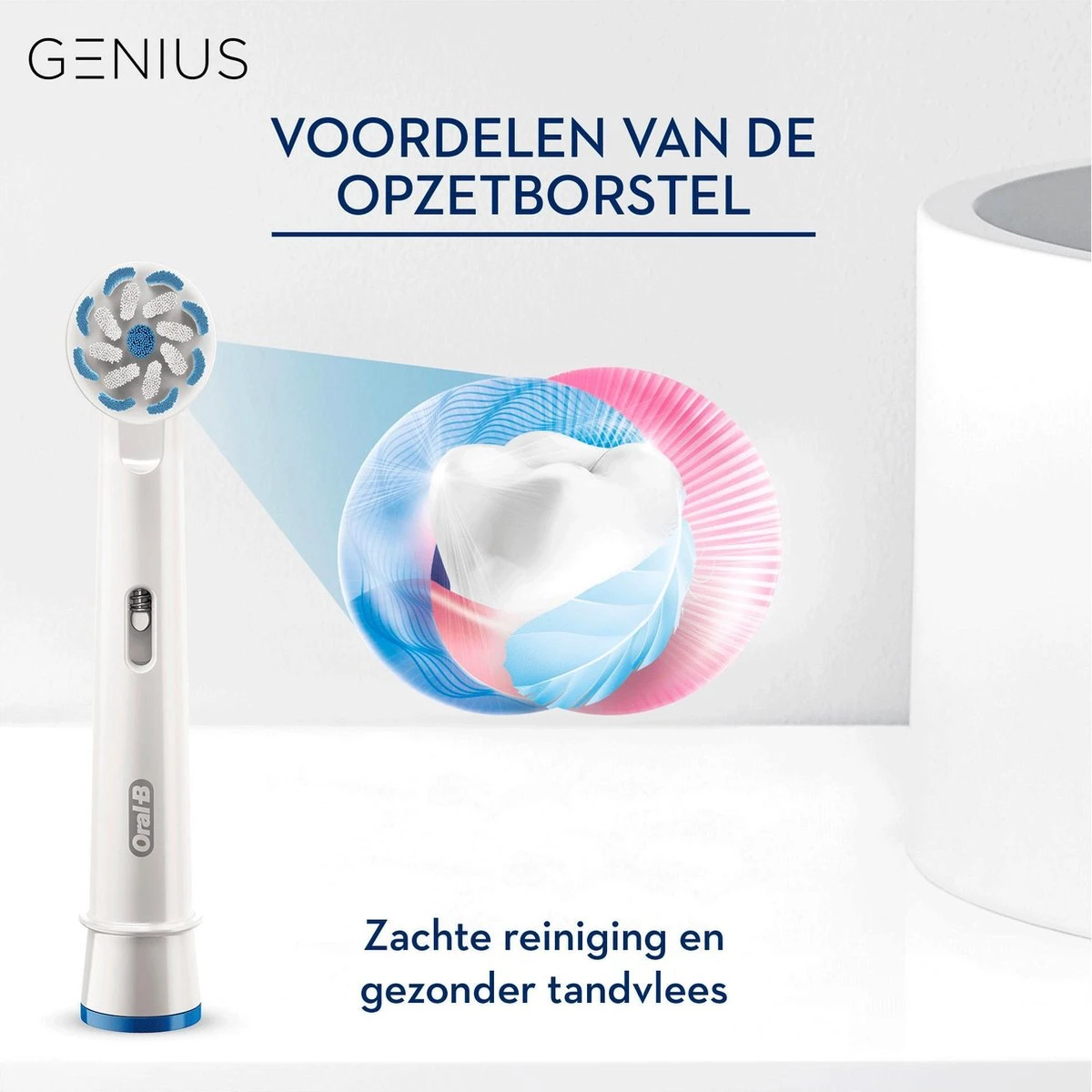 Oral B Oral-B Genius 80326457 Brosse à Dents électrique Adulte Brosse à Dents Rotative Oscillante Blanc 8 Oral B Oral-B Genius 80326457 Brosse à Dents électrique Adulte Brosse à Dents Rotative Oscillante Blanc – Image 8
