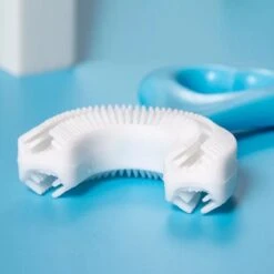 BLEU - Brosse à Dents Pour Enfants - Brosse à Dents Pour Bébé - Brosse à Dents - Smiley Bleu - Facile