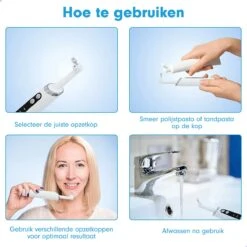 Polisseuse à Dents électrique DEN-T® PRO P350 - Wit - 5 Positions - 5 Accessoires - Polisseuse - Set De Polissage - Utilisable Avec Pâte à Polir & Tandpasta -- -Dentaires Appareils Magasin 1200x1200 363