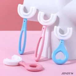 Brosse à Dents Pour Enfants - Rose - 0-2 Ans - Garçons/ Filles - Forme En U à 360 Degrés - Brosse à Dents - Brosse En Siliconen -Dentaires Appareils Magasin 1200x1200 372