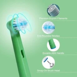 Têtes De Brosse EB-10A Pour Kids - 8 Pièces - Têtes De Brosse à Brosses à Dents électriques Vardaan - Têtes De Brosse Oral B Junior - Têtes De Têtes De Brosse De Rechange Pour Enfants - Doux - Hygiène Buccale - 8x -Dentaires Appareils Magasin 1200x1200 407