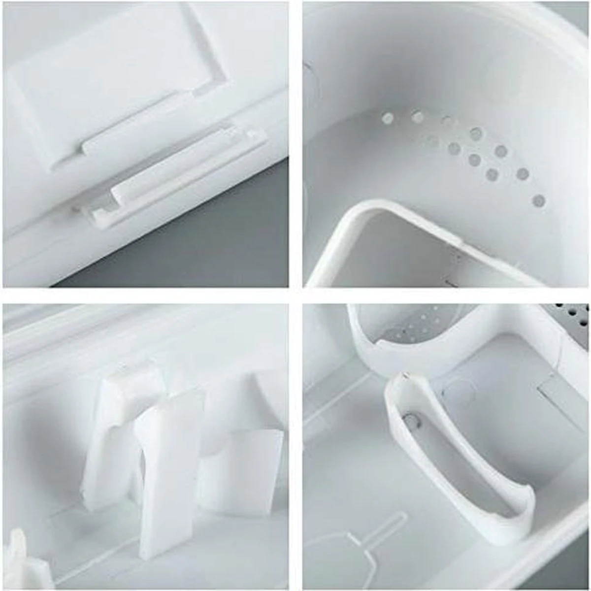 Étui De Voyage Pour Philips Sonicare - Housse De Protection - Étui De Voyage - Convient Pour Brosse à Dents électrique Et 2 Têtes De Brosse - Wit 4 Étui De Voyage Pour Philips Sonicare - Housse De Protection - Étui De Voyage - Convient Pour Brosse à Dents électrique Et 2 Têtes De Brosse - Wit – Image 4