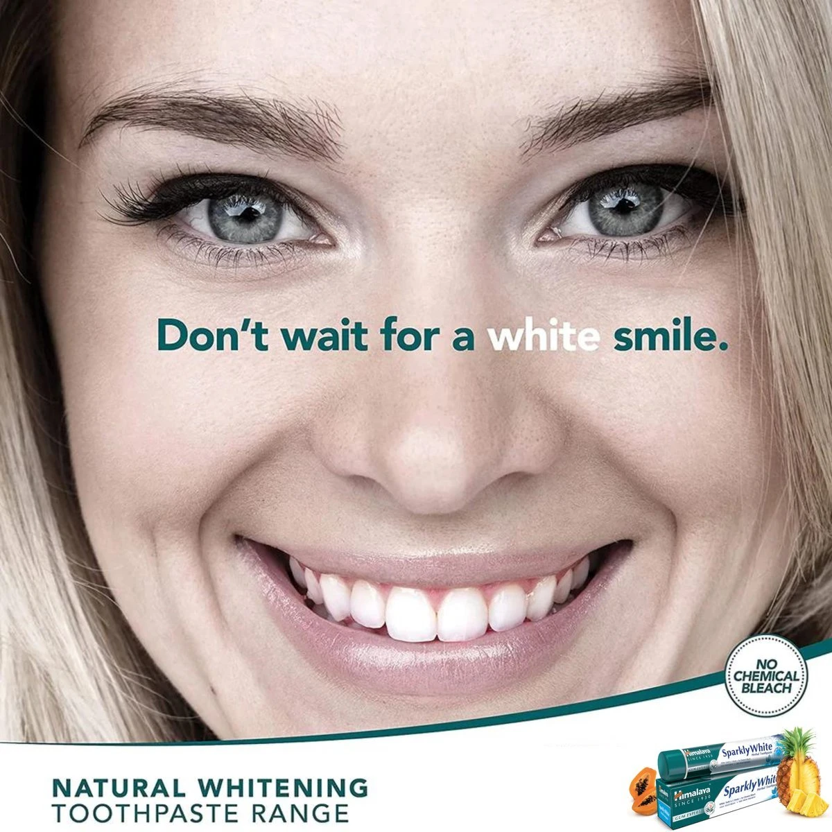 Himalaya Herbals Sparkling White - Dentifrice Aux Herbes - Dentifrice Aux Herbes - Végétarien - Dents Saines Et Witte - Dentifrice Sans Fluorure Ni Parabènes - 75 Ml 3 Himalaya Herbals Sparkling White - Dentifrice Aux Herbes - Dentifrice Aux Herbes - Végétarien - Dents Saines Et Witte - Dentifrice Sans Fluorure Ni Parabènes - 75 Ml – Image 3