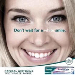 Himalaya Herbals Sensi White Dentifrice - 6 X 75 Ml - Spécialement Pour Les Dents Sensibles - Dentifrice Aux Herbes - Dentifrice Aux Herbes - Dentifrice Végétalien Sans Fluorure Ni Parabènes -Dentaires Appareils Magasin 1200x1200 464