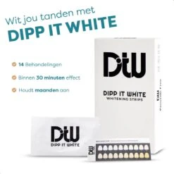 DIPPIT BLANC | GOÛT MENTHE |14 Soins | Blanchiment Des Dents/Bandes De Blanchiment Des Dents | Sans Peroxyde (0%) | 100% Naturel | Dents Plus Blanches | Blanchisseurs De Dents -Dentaires Appareils Magasin 1200x1200 510