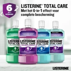 Listerine® Total Care Protection Dents, Rince-bouche Pour Une Protection Complète Et Des Dents Saines Avec Effet 6-en-1, 500 Ml - Lot De 3 -Dentaires Appareils Magasin 1200x1200 562