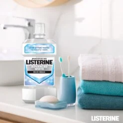 Listerine® Advanced White Goût Doux, Rince-bouche, élimine La Décoloration Sévère Pour Des Dents Plus Blanches En Seulement 1 Semaine, 500 Ml- Lot De 3 -Dentaires Appareils Magasin 1200x1200 570