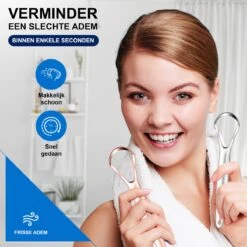 Duerté - Gratte-langue En Acier Inoxydable Pour Les Soins Bucco-dentaires - 5 Pièces - Racle-langue Durable - Brosse à Langue - Gratte-langue - Y Compris 3 Arcs De Fil Dentaire -Dentaires Appareils Magasin 1200x1200 579