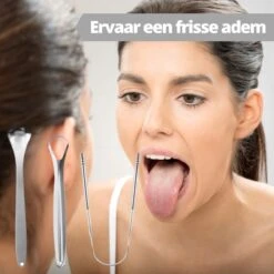 Arctic Fox® Gratte-langue En Acier Inoxydable De Haute Qualité Pour Soins Bucco-dentaires - 4 Pièces - Nettoyeur De Langue, Brosse à Langue Et Grattoir à Langue Et Boîte De Rangement En Acier Inoxydable - Durable Et Réutilisable -Dentaires Appareils Magasin 1200x1200 583