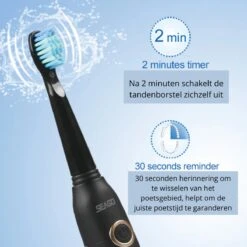 Brosse à Dents électrique Thuys - Accessoire Brosse à Dents électrique - Brosse à Dents électrique Avec Minuterie - Zwart - Port USB -Dentaires Appareils Magasin 1200x1200 61