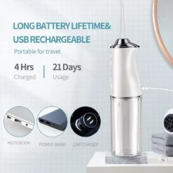 Zacro Water Flosser - Fil Dentaire Sans Fil - Irrigateur Oral électrique - Tandsteen Verwijderaar - IPX7 étanche - Vert -Dentaires Appareils Magasin 1200x1200 614