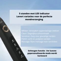 Brosse à Dents électrique Thuys - Accessoire Brosse à Dents électrique - Brosse à Dents électrique Avec Minuterie - Zwart - Port USB -Dentaires Appareils Magasin 1200x1200 63