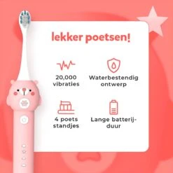 Brosse à Dents électrique Pour Enfants - Rose - Avec 3 Têtes De Brosse Supplémentaires -Dentaires Appareils Magasin 1200x1200 65