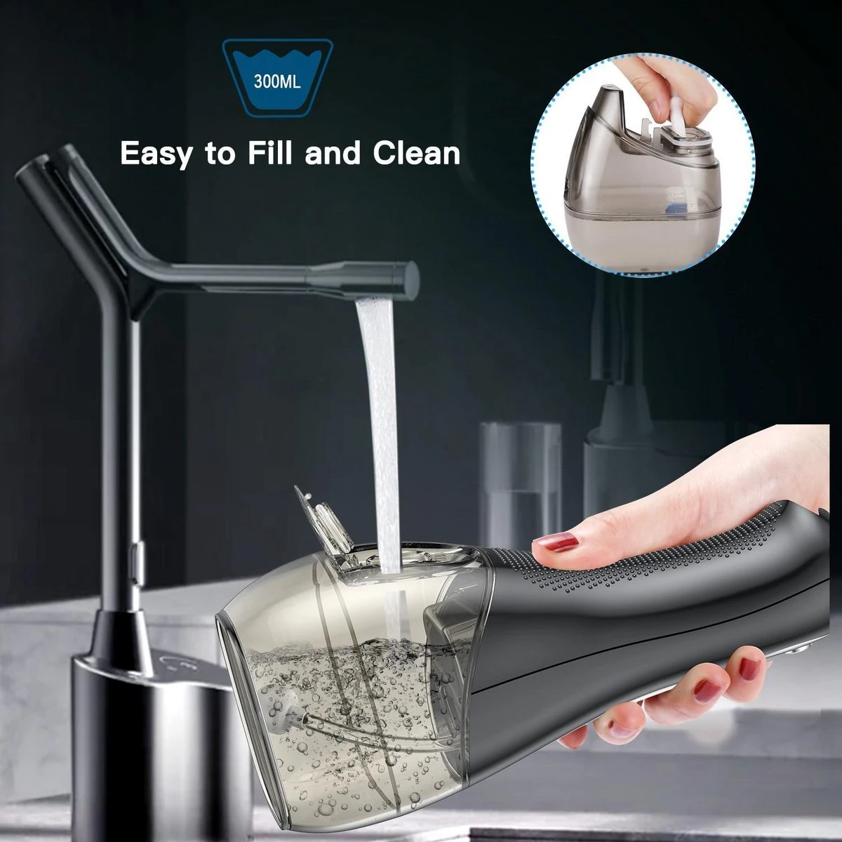 BESTOPE Hydropulseur électrique - Irrigateur Buccal - Fil Dentaire - Fil Dentaire - Fil Dentaire électrique 12 BESTOPE Hydropulseur électrique - Irrigateur Buccal - Fil Dentaire - Fil Dentaire - Fil Dentaire électrique – Image 12