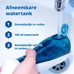 Hydropulseur Optismile - Irrigateur Oral électrique - Sans Fil Et Rechargeable - Comprend Deux Accessoires -Dentaires Appareils Magasin 1200x1200 697